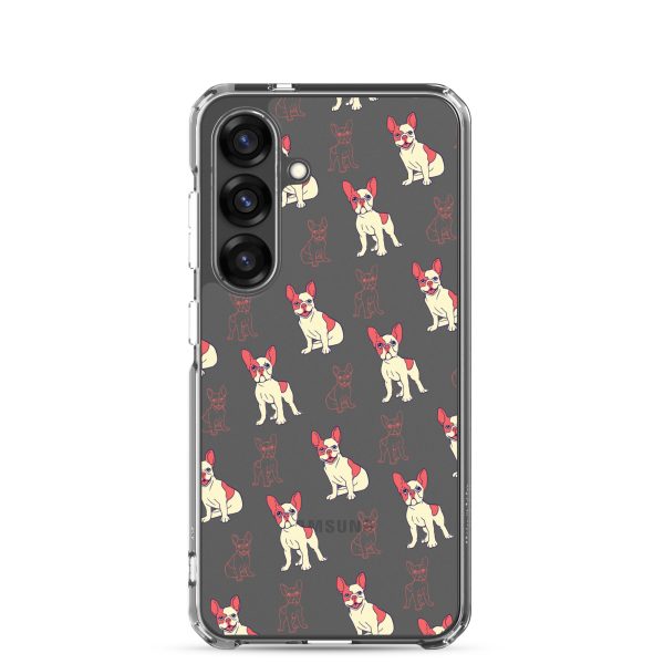 clear-case-for-samsung-samsung-galaxy-s25-case-on-phone-6a1e796b4a85e.jpg French Bulldog Samsung Clear Case