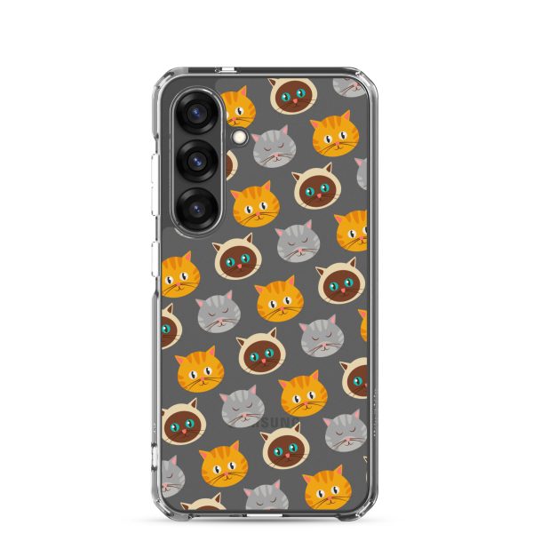 Cute Cats Samsung Clear Case