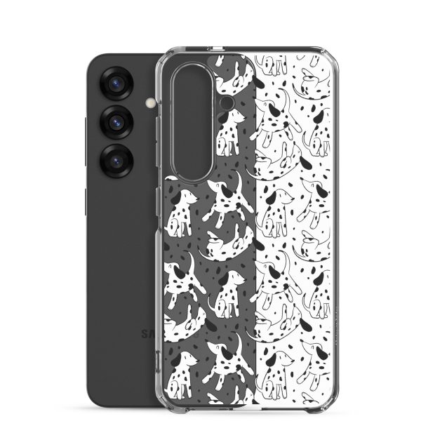 clear-case-for-samsung-samsung-galaxy-s25-case-with-phone-6a1e776bad3d4.jpg Dalmatian Dog Samsung Clear Case