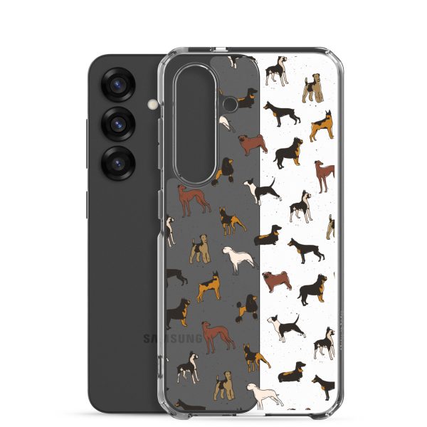 Dog Breeds Samsung Clear Case