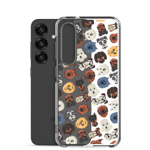 clear-case-for-samsung-samsung-galaxy-s25-case-with-phone-6a1e78b013e44.jpg Dogs Heads Seamless Samsung Clear Case