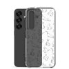 Cat Outline Samsung Clear Case