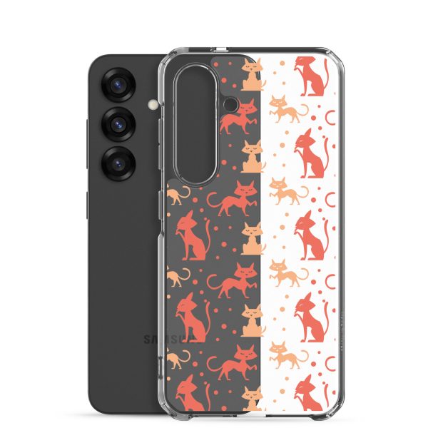 clear-case-for-samsung-samsung-galaxy-s25-case-with-phone-6a1e7b9006548.jpg Cat Silhouettes Seamless Samsung Clear Case