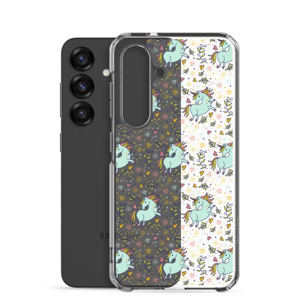 Hand-Drawn Unicorn Samsung Clear Case