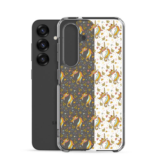 Unicorn Doodle Samsung Clear Case