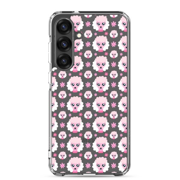 clear-case-for-samsung-samsung-galaxy-s25-plus-case-on-phone-6a1e7850c0b94.jpg Pink Poodle Samsung Clear Case
