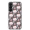 clear-case-for-samsung-samsung-galaxy-s25-plus-case-on-phone-6a1e79e64961c.jpg Cat Flowers and Hearts Samsung Clear Case