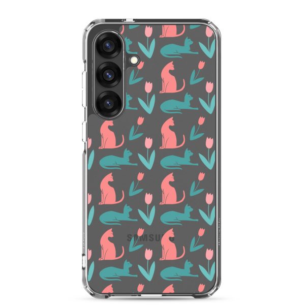clear-case-for-samsung-samsung-galaxy-s25-plus-case-on-phone-6a1e7a0824770.jpg Cat Silhouettes Samsung Clear Case