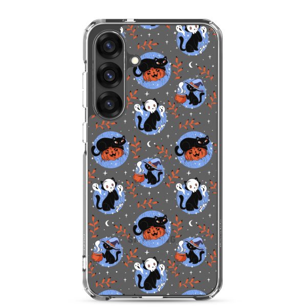 clear-case-for-samsung-samsung-galaxy-s25-plus-case-on-phone-6a1e7be102eed.jpg Halloween Cats Samsung Clear Case