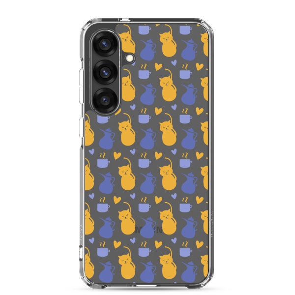 clear-case-for-samsung-samsung-galaxy-s25-plus-case-on-phone-6a1e7c2046aca.jpg Tea and Cat Samsung Clear Case