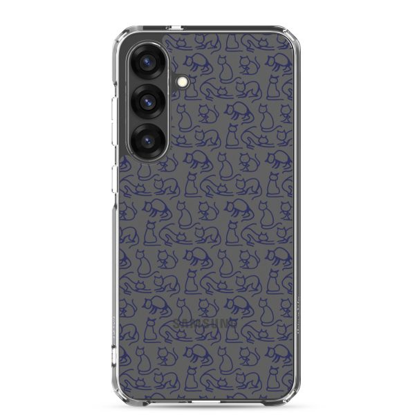 clear-case-for-samsung-samsung-galaxy-s25-plus-case-on-phone-6a38fcb085768.jpg Simple Cat Outlines Samsung Clear Case