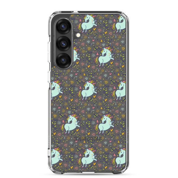 Hand-Drawn Unicorn Samsung Clear Case