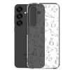 Cat Outline Samsung Clear Case