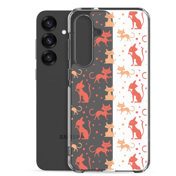 clear-case-for-samsung-samsung-galaxy-s25-plus-case-with-phone-6a1e7b90063c3.jpg Cat Silhouettes Seamless Samsung Clear Case