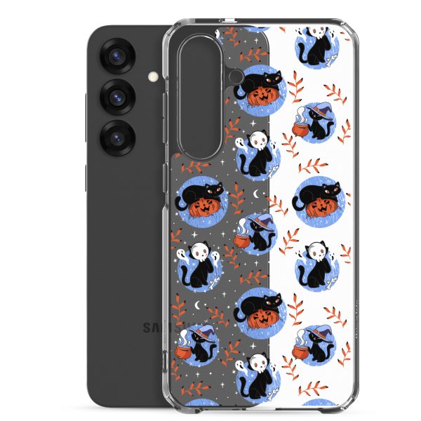 clear-case-for-samsung-samsung-galaxy-s25-plus-case-with-phone-6a1e7be102fac.jpg Halloween Cats Samsung Clear Case