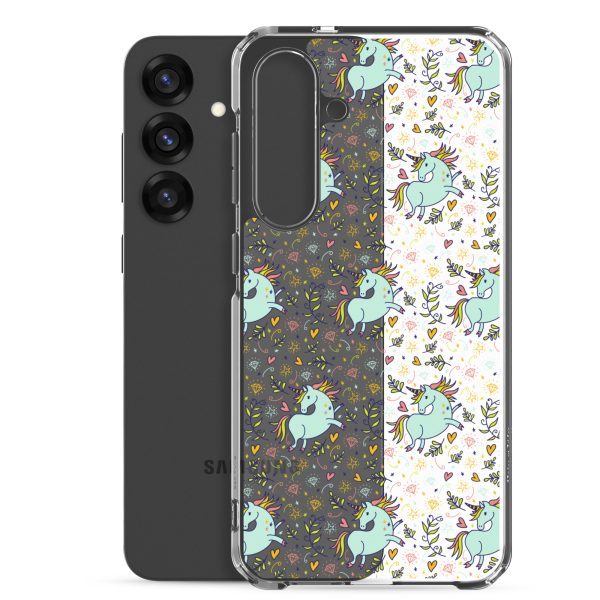 Hand-Drawn Unicorn Samsung Clear Case