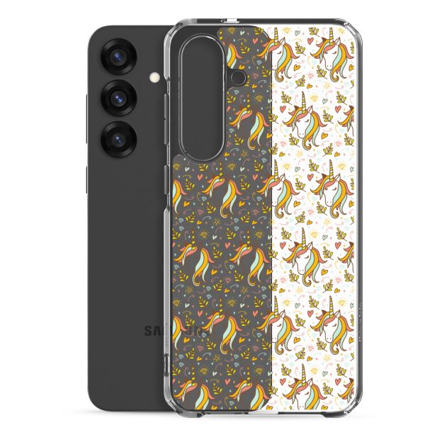 Unicorn Doodle Samsung Clear Case