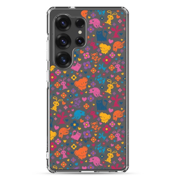 clear-case-for-samsung-samsung-galaxy-s25-ultra-case-on-phone-6a1e77251a552.jpg Colorful Animals and Heart Samsung Clear Case
