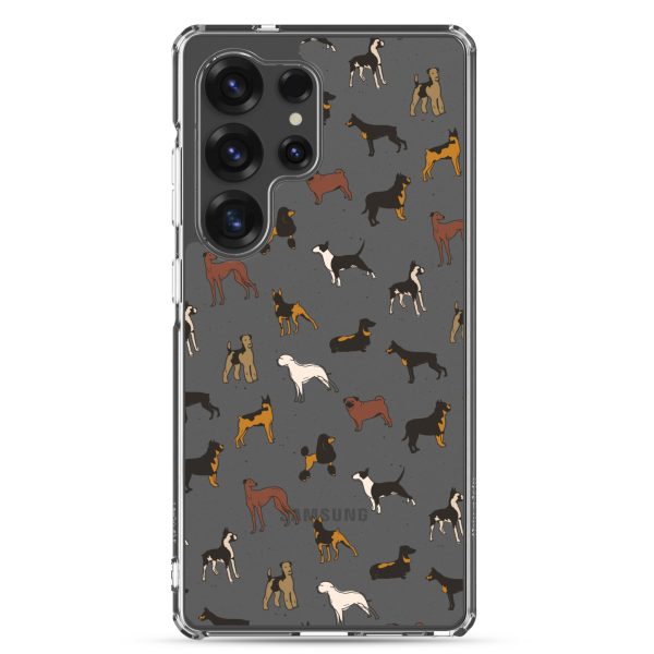 Dog Breeds Samsung Clear Case