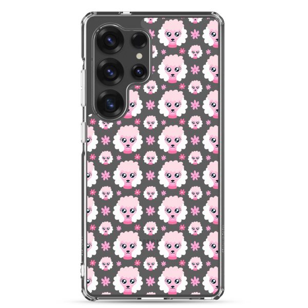 clear-case-for-samsung-samsung-galaxy-s25-ultra-case-on-phone-6a1e7850c0cff.jpg Pink Poodle Samsung Clear Case