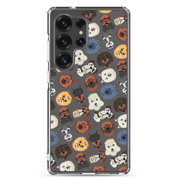 clear-case-for-samsung-samsung-galaxy-s25-ultra-case-on-phone-6a1e78b013c1c.jpg Dogs Heads Seamless Samsung Clear Case
