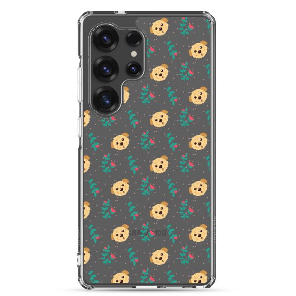 clear-case-for-samsung-samsung-galaxy-s25-ultra-case-on-phone-6a1e78da0d627.jpg Dogs and Flowers Samsung Clear Case