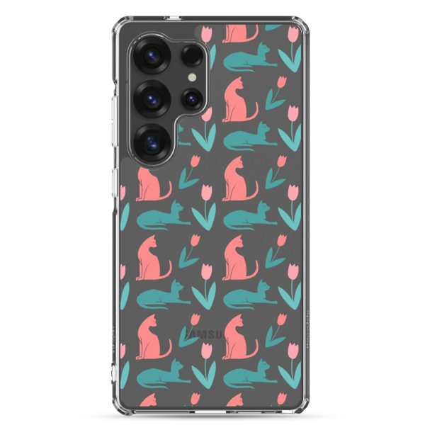 clear-case-for-samsung-samsung-galaxy-s25-ultra-case-on-phone-6a1e7a082482b.jpg Cat Silhouettes Samsung Clear Case