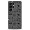 Cartoonish Cat Samsung Clear Case