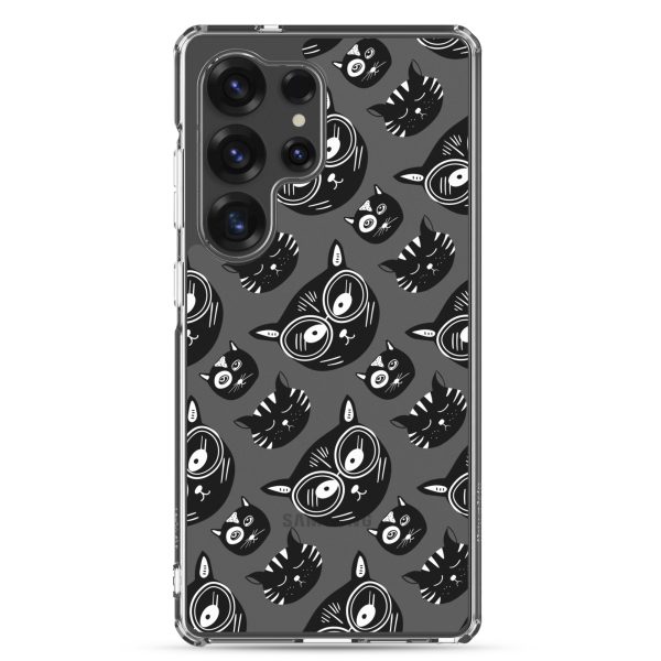 clear-case-for-samsung-samsung-galaxy-s25-ultra-case-on-phone-6a1e7cd3a9270.jpg Funky Cats Samsung Clear Case