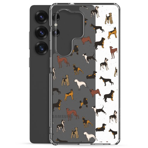 Dog Breeds Samsung Clear Case