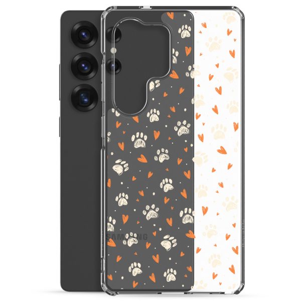clear-case-for-samsung-samsung-galaxy-s25-ultra-case-with-phone-6a1e7832a7ca1.jpg Paws Prints Hearts Samsung Clear Case