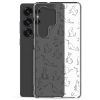 Cat Outline Samsung Clear Case
