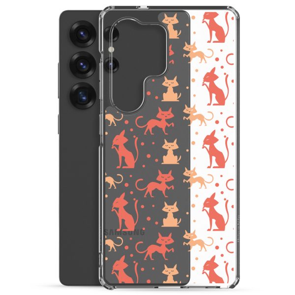 clear-case-for-samsung-samsung-galaxy-s25-ultra-case-with-phone-6a1e7b9006486.jpg Cat Silhouettes Seamless Samsung Clear Case