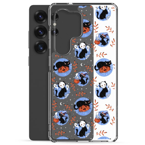 clear-case-for-samsung-samsung-galaxy-s25-ultra-case-with-phone-6a1e7be103106.jpg Halloween Cats Samsung Clear Case