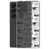 Cartoonish Cat Samsung Clear Case
