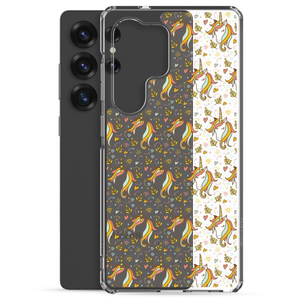 Unicorn Doodle Samsung Clear Case