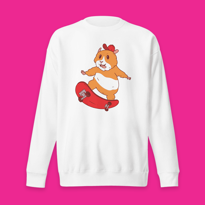 hamster-sweatshirt Angry Hamster Sweatshirt