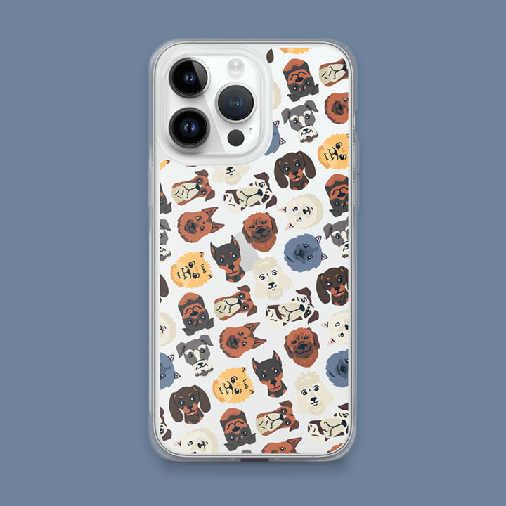 iphone-clear-case Abstract Colorful Cats iPhone Clear Case
