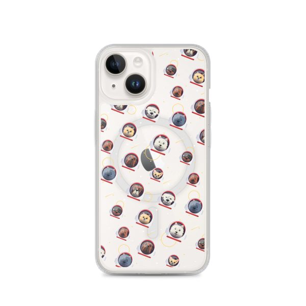magsafe-clear-case-for-iphone-iphone-14-front-6a1d76ba778a9.jpg Space Dogs iPhone MagSafe Clear Case