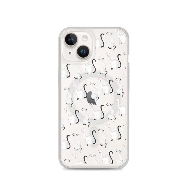 magsafe-clear-case-for-iphone-iphone-14-front-6a1d79820cac6.jpg Classy Cats iPhone MagSafe Clear Case