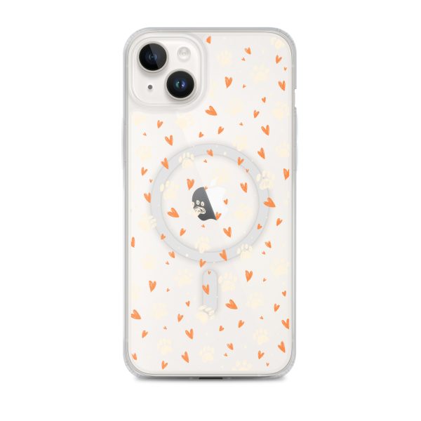 magsafe-clear-case-for-iphone-iphone-14-plus-front-6a1d747678076.jpg Paws Prints Hearts iPhone MagSafe Clear Case