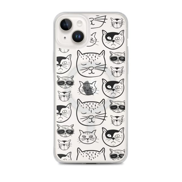 magsafe-clear-case-for-iphone-iphone-14-plus-front-6a1d7f8caed90.jpg Cartoonish Cat iPhone MagSafe Clear Case
