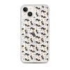 Halloween Seamless Cat iPhone MagSafe Clear Case