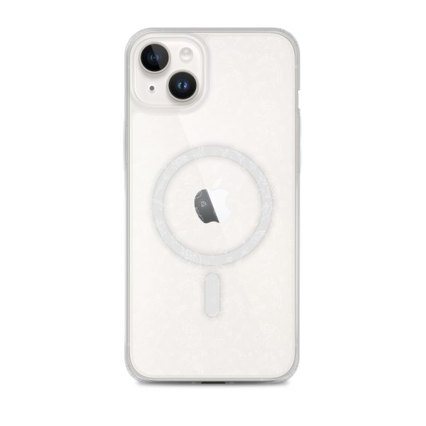 Illustrated Unicorn iPhone MagSafe Clear Case