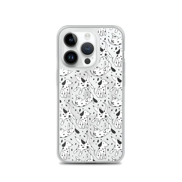 magsafe-clear-case-for-iphone-iphone-14-pro-front-6a1d73acb30b5.jpg Dalmatian Dog iPhone MagSafe Clear Case