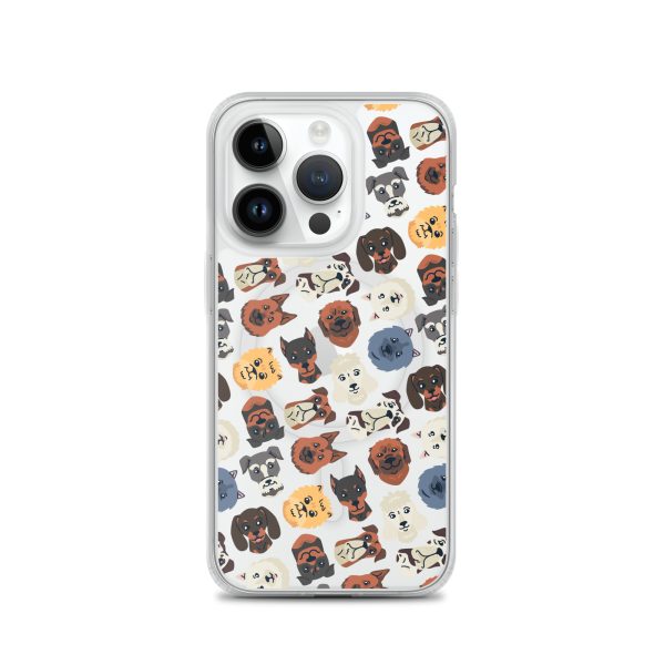 magsafe-clear-case-for-iphone-iphone-14-pro-front-6a1d75d87e17d.jpg Dog Heads Seamless iPhone MagSafe Clear Case
