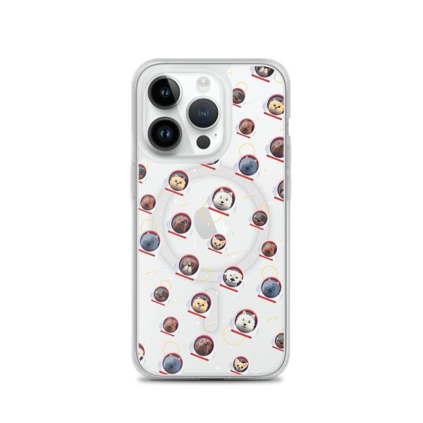 magsafe-clear-case-for-iphone-iphone-14-pro-front-6a1d76ba777a3.jpg Space Dogs iPhone MagSafe Clear Case