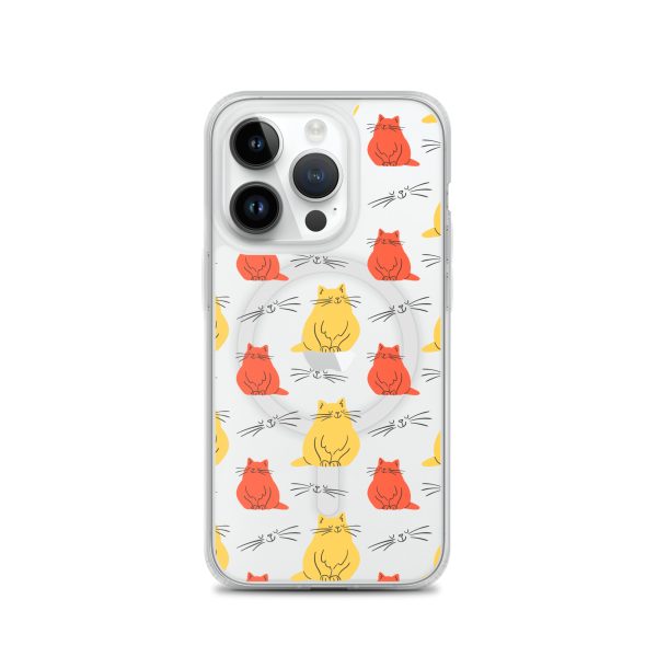 magsafe-clear-case-for-iphone-iphone-14-pro-front-6a1d7fcf58cf1.jpg Abstract Colorful Cats iPhone MagSafe Clear Case