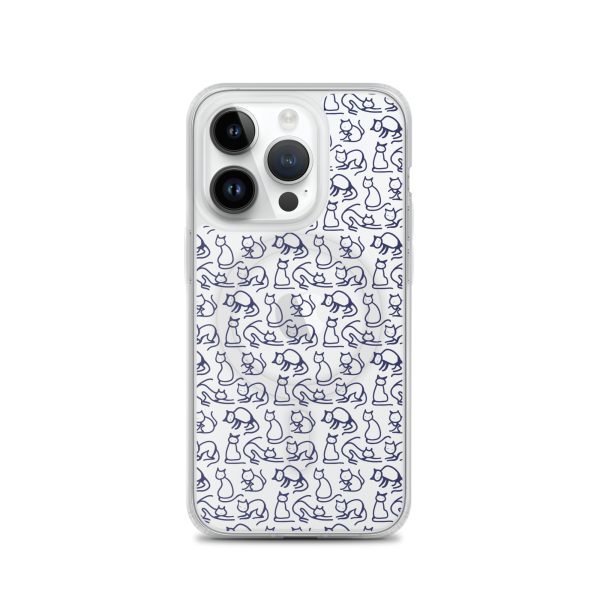 magsafe-clear-case-for-iphone-iphone-14-pro-front-6a38fc80bac65.jpg Simple Cat Outlines iPhone MagSafe Clear Case