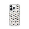 Halloween Seamless Cat iPhone MagSafe Clear Case
